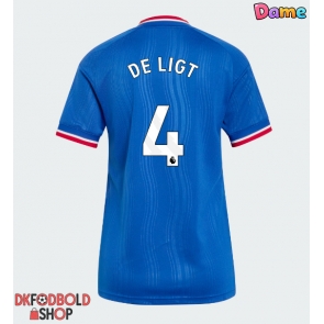 Manchester United Matthijs de Ligt #4 Udebanetrøje Dame 2026-27 Kort ærmer Manchester United Matthijs de Ligt #4 Udebanetrøje Dame 2026-27 Kort ærmer